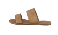 WOMAN'S SHOES TAN SUEDE SANDALS STANTON-2