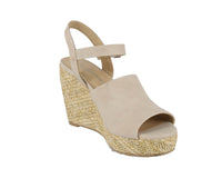 WOMAN'S SHOES SAND SUEDE WEDGE STEADY