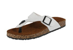 MEN'S SHOES WHITE PU LEATHER SANDALS STOCK-02