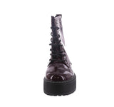 WOMAN'S SHOES WINE PAT BOOTIES STRONG-02