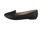 WOMAN'S SHOES BLACK PU DOCKSIDE SUPPLE-61