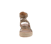 WOMAN'S SHOES CHEETAH SUEDE SANDAL TESSA-1