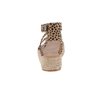 WOMAN'S SHOES CHEETAH SUEDE SANDAL TESSA-1