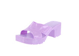 WOMEN'S SHOES LAVANDER PLASTIC HEELS TIANA-3