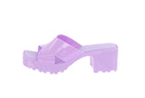 WOMEN'S SHOES LAVANDER PLASTIC HEELS TIANA-3