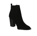 WOMAN'S SHOES BLACK SUEDE BOOTIES TIBER-47X