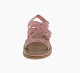 KID'S SHOES PINK SUEDE SANDALS TRACY-15K