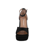 WOMAN'S SHOES BLACK SATIN HEELS LOLLIE-43