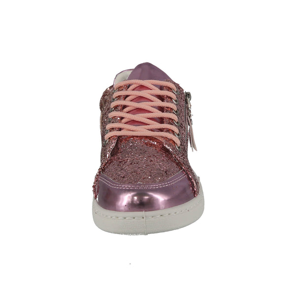 WOMAN'S SHOES PINK GLITTER TENNIS SNEAKERS ULTRA-49 –