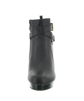 WOMAN'S SHOES BLACK PU BOOTIES VALENCIA-1