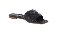 WOMAN'S SHOES BLACK PU SANDALS VILLA-1