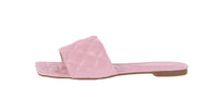 WOMAN'S SHOES PINK PU SANDALS VILLA-1