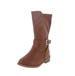 WOMAN'S SHOES TAN PU BOOTS VINE-77