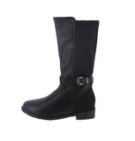 WOMAN'S SHOES BLACK PU BOOTS VINE-77