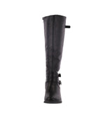 WOMAN'S SHOES BLACK PU BOOTS VINE-8