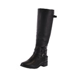 WOMAN'S SHOES BLACK PU BOOTS VINE-8