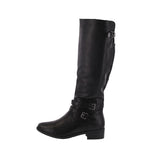 WOMAN'S SHOES BLACK PU BOOTS VINE-8