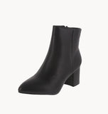 WOMAN'S SHOES BLACK PU BOOTIES VITTO-1