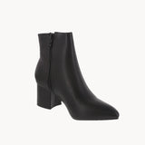 WOMAN'S SHOES BLACK PU BOOTIES VITTO-1