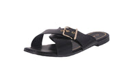 WOMAN'S SHOES BLACK PU SANDALS VIVI-3