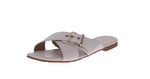 WOMAN'S SHOES WHITE PU SANDALS VIVI-3