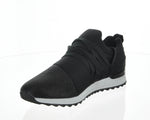 WOMAN'S SHOES BLACK MESH TENNIS SNEAKERS VOLUME-02