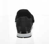 WOMAN'S SHOES BLACK MESH TENNIS SNEAKERS VOLUME-02