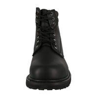 MEN'S SHOES BLACK PU LEATHER HIGH WORK BOOTS W777ST-LM