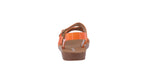 KID'S SHOES IRIDESCENT ORANGE PU SANDALS WALLY-77K