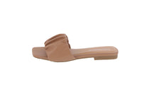 WOMAN'S SHOES DARK NUDE PU SANDALS WELL