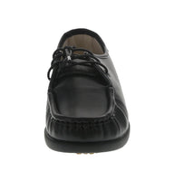 WOMAN'S SHOES BLACK PU DOCKSIDE W020