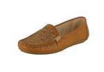 WOMAN'S SHOES CAMEL PU DOCKSIDE Y-51