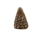 WOMAN'S SHOES LEOPARD SUEDE FLATS YOKO-1