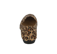 WOMAN'S SHOES LEOPARD SUEDE FLATS YOKO-1