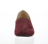 WOMAN'S SHOES WINE SUEDE FLATS YOKO-1