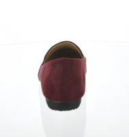 WOMAN'S SHOES WINE SUEDE FLATS YOKO-1