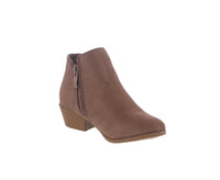 KID'S SHOES TAUPE SUEDE BOOTIES ZANDRA-26K