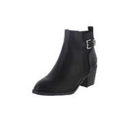 WOMAN'S SHOES BLACK PU BOOTIES ZANDRA-59