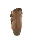 WOMAN'S SHOES TAN PU BOOTIES ZINNIA-1