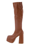 WOMAN'S SHOES TAN PU BOOTS TWICE-18