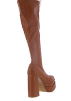 WOMAN'S SHOES TAN PU BOOTS TWICE-18